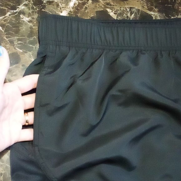 Core Running Shorts w pockets, built in panti styl liner + zippered pocket BLACK - Picture 11 of 15
